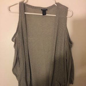 Torrid size 3 cold shoulder cardigan